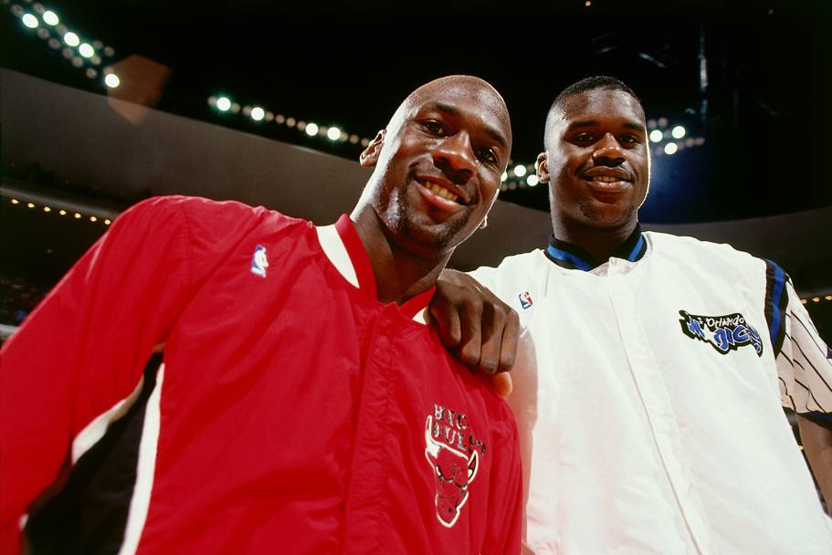 Shaq con Jordan nel 1993